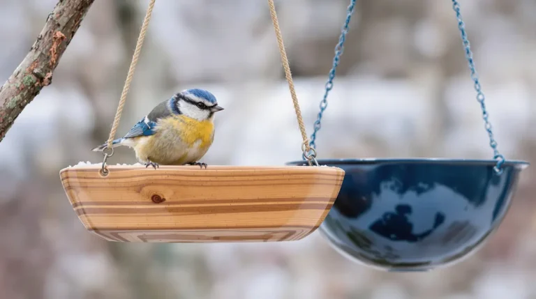 La couleur qui attire vraiment les mésanges à votre mangeoire de jardin