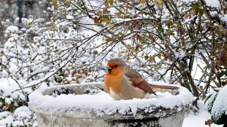 Rouges-gorges : ces deux aliments tout simples au jardin cet hiver les font revenir encore et encore chez vous
